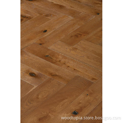 high quality oak herringbone flooring customized
